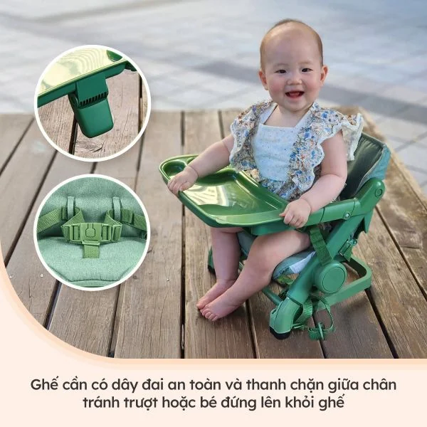 Ghế ăn dặm 3 trong 1 Unilove Feed Me